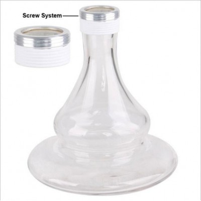 Wholesale Healthy Glass Material Hookah Metal Base Glass Hookah Shisha