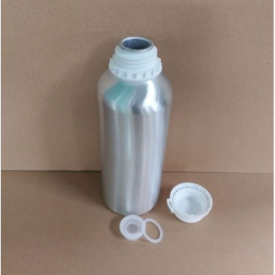 Promotional Tamper Proof Cap Aluminum Aroma Chemicals Aluminium Bottle