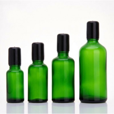 free sample Green 10ml 20ml 30ml 50ml Roll On Glass Bottle