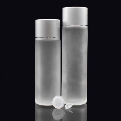 100ml 120ml Frosted Cosmetic Glass Bottle With Screw Cap