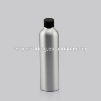 250ml Cosmetics Use Aluminum Bottles with plastic cap